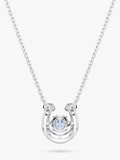 Swarovski blue horseshoe pendant necklace, UK version