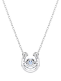 Swarovski blue horseshoe pendant necklace, UK version