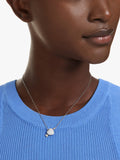 Swarovski crystal heart and arrow pendant necklace, imported from the UK
