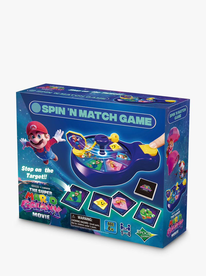 Nintendo Super Mario Galaxy Spin and Match board game (British brand)