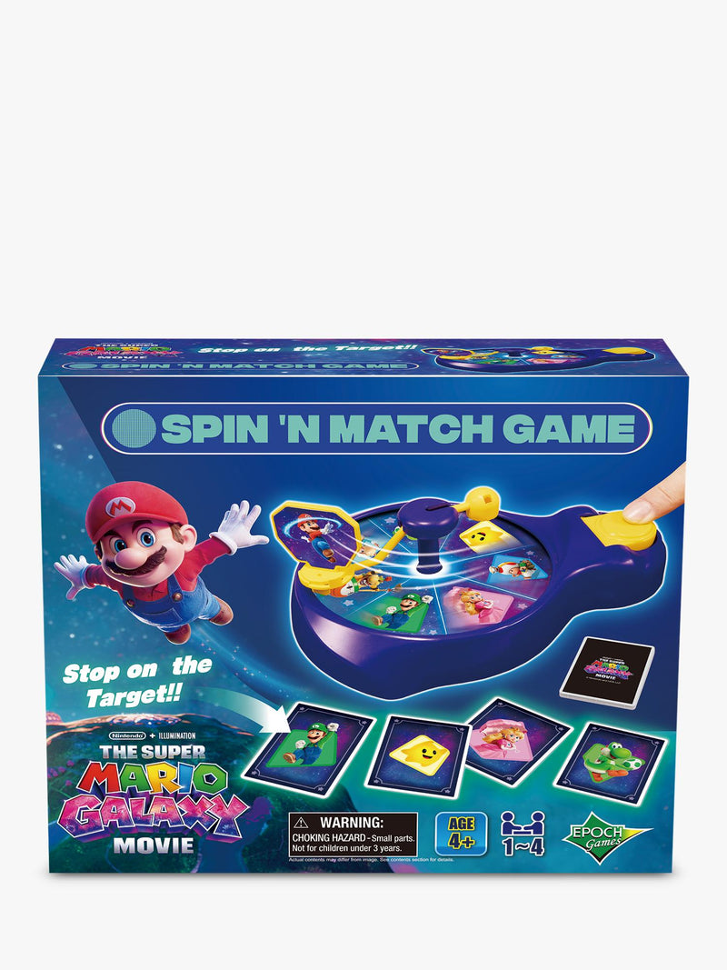 Nintendo Super Mario Galaxy Spin and Match board game (British brand)
