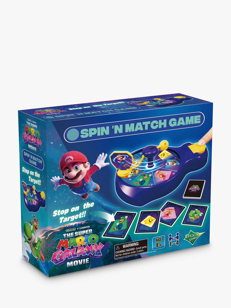 Nintendo Super Mario Galaxy Spin and Match board game (British brand)