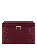 WOLF x Liberty Large Jewellery Box, Burgundy