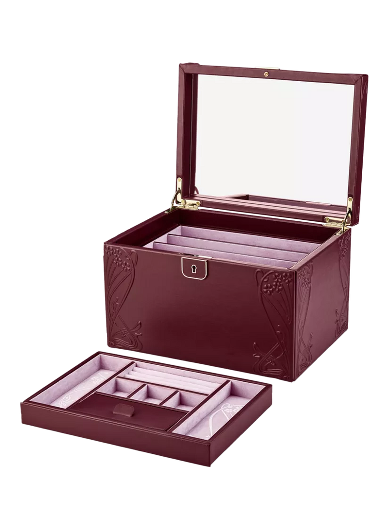 WOLF x Liberty embossed large jewellery box (British brand)