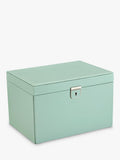 WOLF large jewellery box in sage with Liberty Julia print - British product