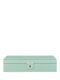 WOLF Julia Medium jewellery box in sage, UK version