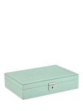 WOLF Julia Medium jewellery box in sage, UK version