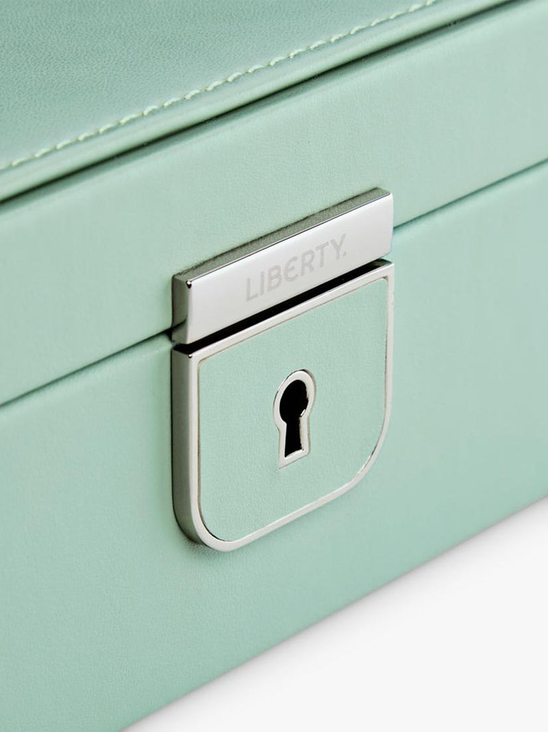 WOLF Julia Medium jewellery box in sage, UK version