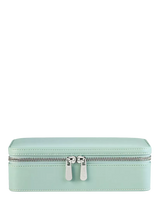John Lewis WOLF x Liberty Julia Medium Jewellery Zip Case, Sage- Buy online at McGrocer