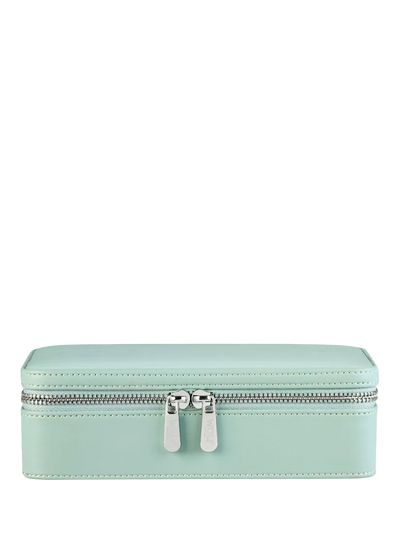 John Lewis WOLF x Liberty Julia Medium Jewellery Zip Case, Sage- Buy online at McGrocer