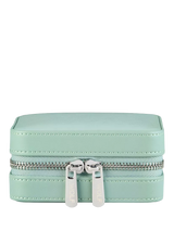 John Lewis WOLF x Liberty Julia Small Jewellery Zip Case, Sage- Buy online at McGrocer
