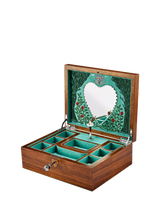 John Lewis WOLF Sleeping Beauty Musical Jewellery Box, Walnut Wood Veneer- Buy online at McGrocer