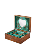 WOLF musical jewellery box walnut wood veneer ballerina (British brand)