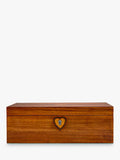 WOLF musical jewellery box walnut wood veneer ballerina (British brand)