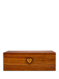 WOLF musical jewellery box walnut wood veneer ballerina (British brand)