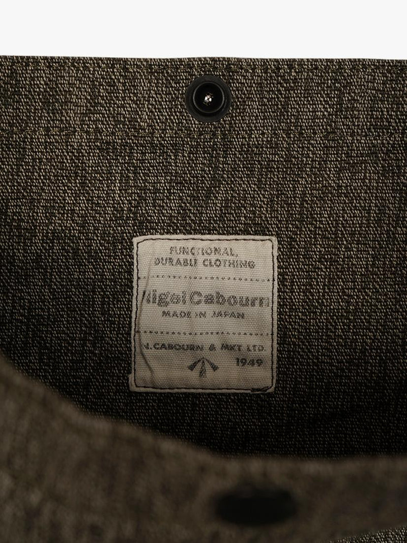 Nigel Cabourn Swiss Army Mail Bag dark green shoulder bag, UK version