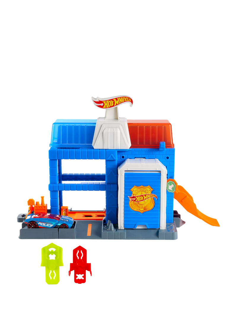 Hot Wheels Downtown Police Tower playset, UK version
