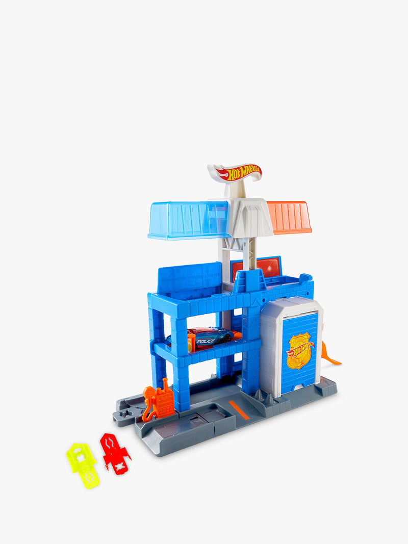 Hot Wheels Downtown Police Tower playset, UK version
