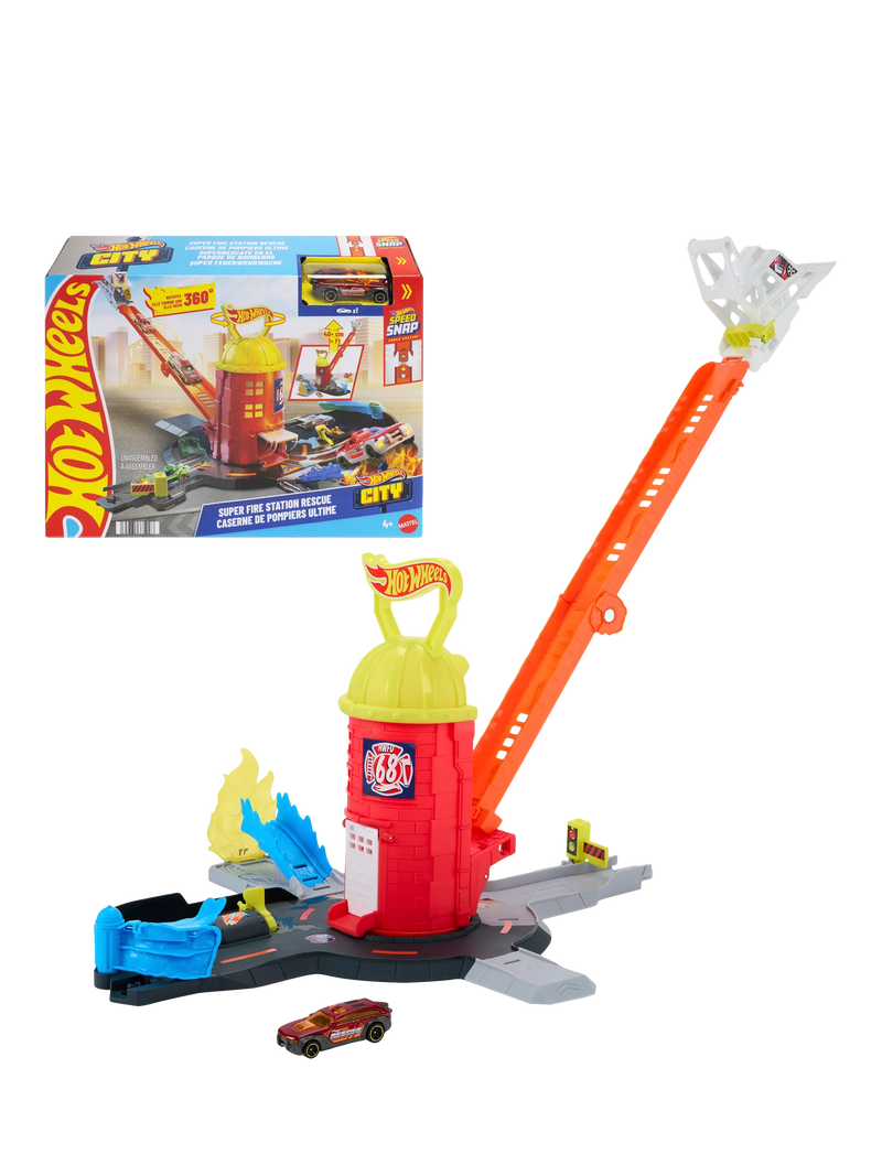 Hot Wheels Fire Station Playset, imported from the UK