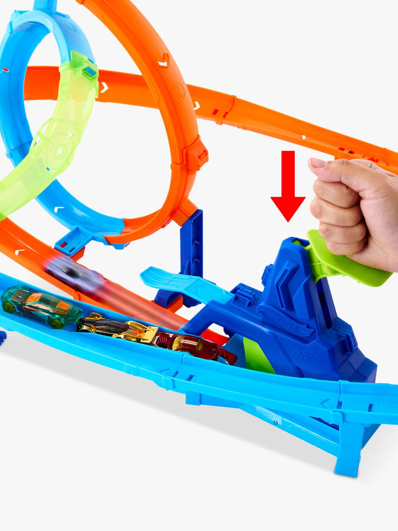 Hot Wheels track set Rapid Launch Cyclone, imported from the UK