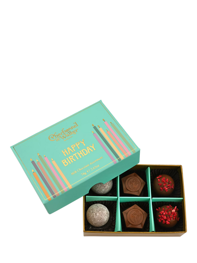 John Lewis Charbonnel et Walker Happy Birthday Milk Chocolate Assortment 75g- Buy online at McGrocer
