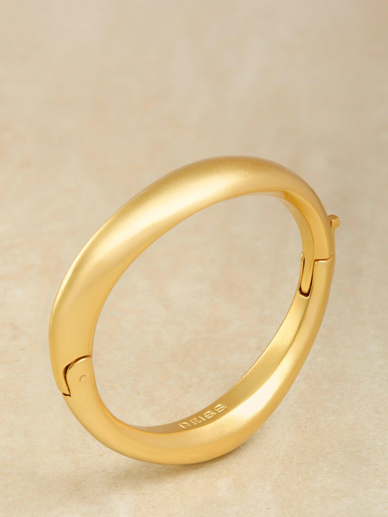 Reiss gold hinged bangle bracelet - British product