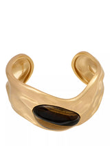 John Lewis Reiss Tillie Tumbled Stone Cuff Bracelet, Gold- Buy online at McGrocer