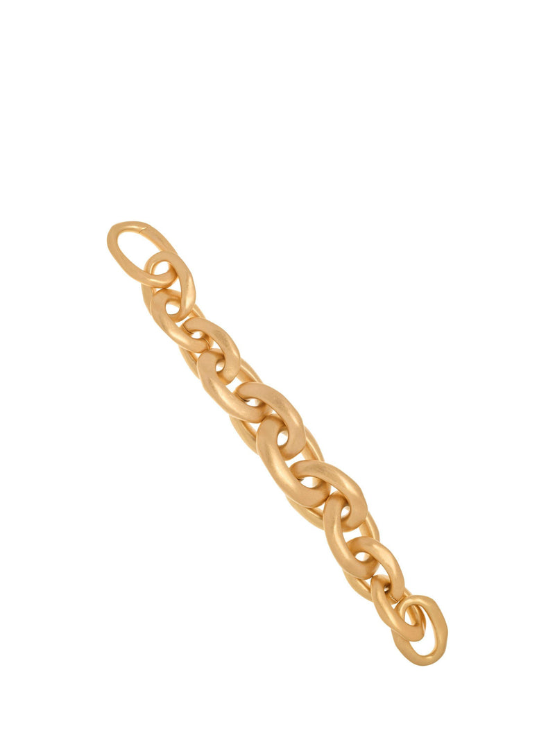 Reiss Tyla tumbled chain bracelet gold tone, UK version