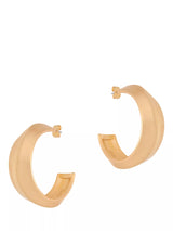 John Lewis Reiss Tara Tactile Twist Hoop Earrings, Gold- Buy online at McGrocer