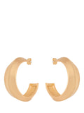 Reiss Tara tactile twist hoop earrings gold tone (British brand)