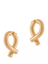 John Lewis Reiss Taylor Tubular Metal Twist Earrings- Buy online at McGrocer