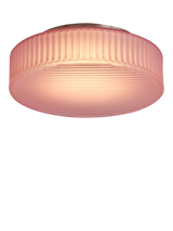 John Lewis MADE Alma Flush Ceiling Light, Pink- Buy online at McGrocer