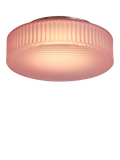 MADE Alma flush ceiling light in pink 53cm, imported from the UK