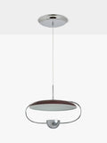 MADE Brando pendant ceiling light brown/chrome, imported from the UK