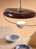 MADE Brando pendant ceiling light brown/chrome, imported from the UK