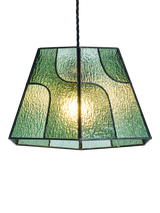 John Lewis MADE Delmar Green Glass Shade Easyfit Ceiling Light- Buy online at McGrocer