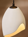 MADE Emrys cluster pendant light in cream and black, UK version