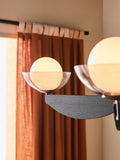MADE Layla three-arm pendant ceiling light black (British brand)