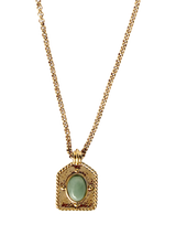 John Lewis By Alona Aiden Aventurine Pendant Necklace Gold Plated 47cm- Buy online at McGrocer