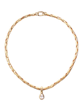 By Alona teardrop necklace gold plated cubic zirconia (British brand)
