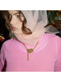 By Alona Ursula gold braided necklace 43cm, imported from the UK