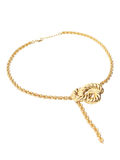 By Alona Ursula gold braided necklace 43cm, imported from the UK