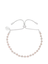 John Lewis Estella Bartlett Love Wellness Amelia Rose Quartz Beaded Bracelet Silver- Buy online at McGrocer