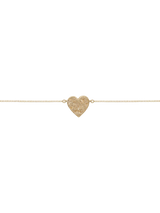 John Lewis TUTTI Heart Pendant Bracelet, Gold, 20.5cm- Buy online at McGrocer