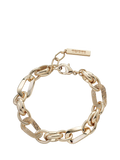 TUTTI flat waved chain bracelet in gold, UK version