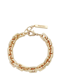 TUTTI square link chain bracelet gold - British product