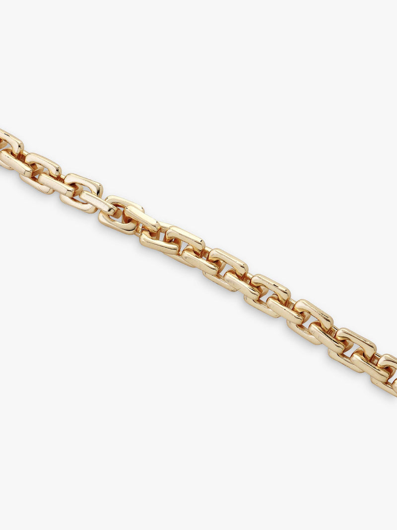 TUTTI square link chain bracelet gold - British product