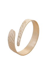 John Lewis TUTTI Textured Wrap Bangle Gold- Buy online at McGrocer