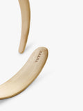 TUTTI textured gold wrap bangle 6.3cm, imported from the UK