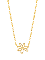 John Lewis Estella Bartlett Wildflower Mini Doodle Flower Pendant Necklace Gold 44cm- Buy online at McGrocer